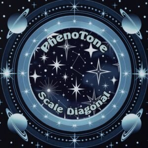 PhenoTone Scale Diagonal Album Cover Art by Zoku - Zoku Record Label
