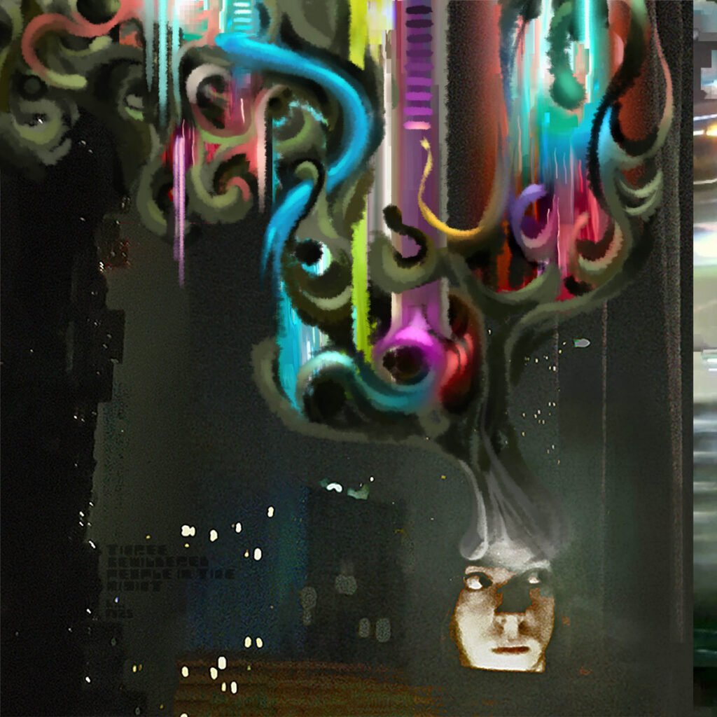 apollo bitrate - three bewildered people in the night