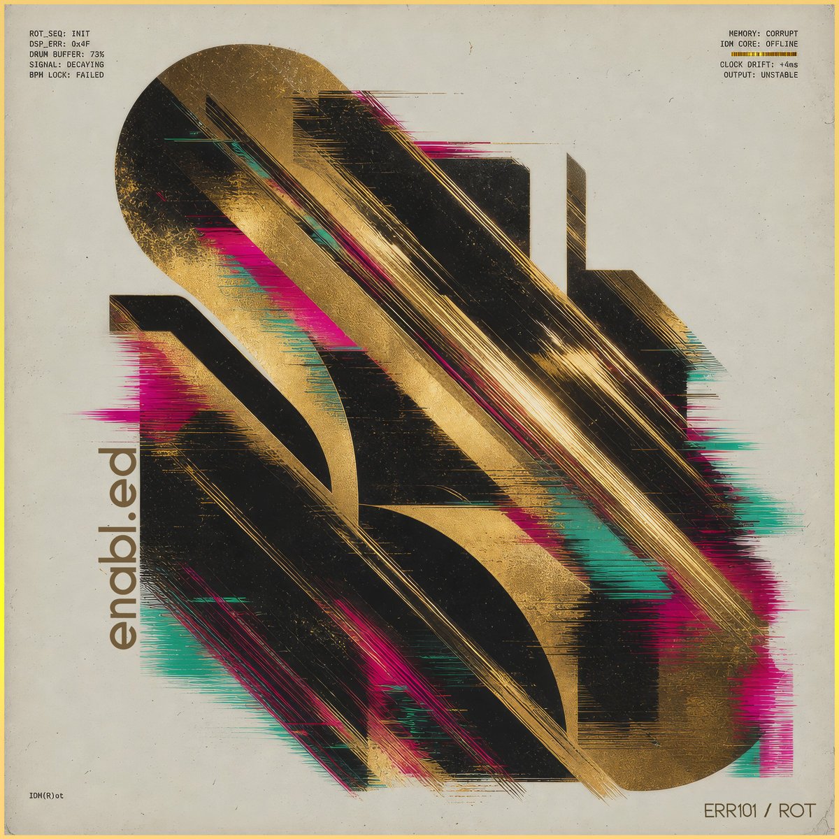 enabl.ed - IDM(R)ot I Album Cover Artwork